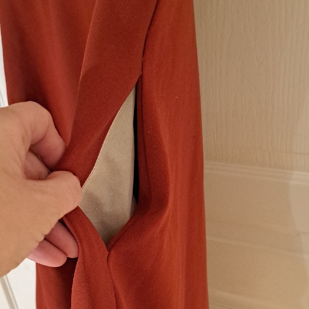 🌿 Terracotta Ruffle Daydream Dress - Picture 5 of 8